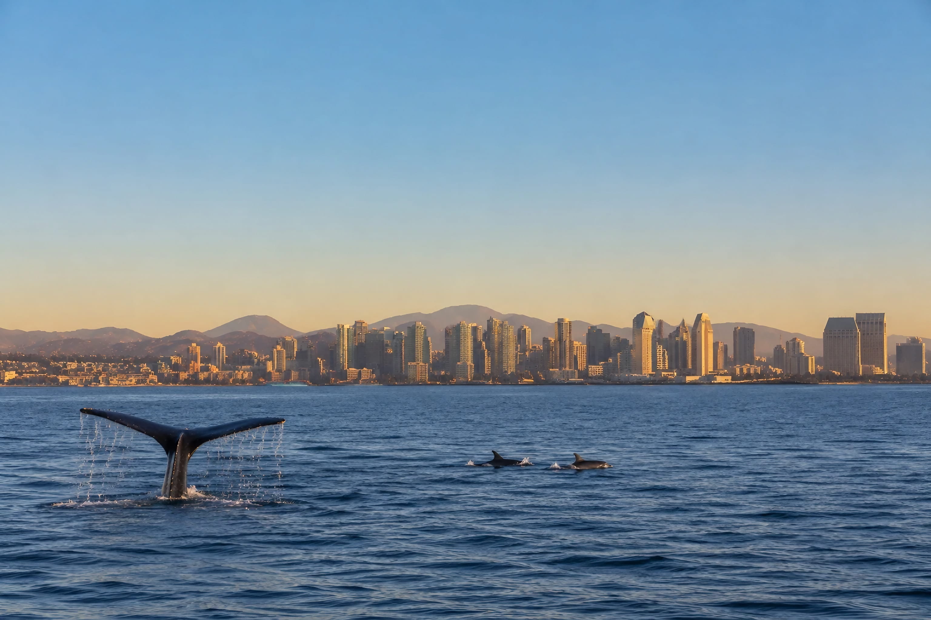 Whale watching in San Diego